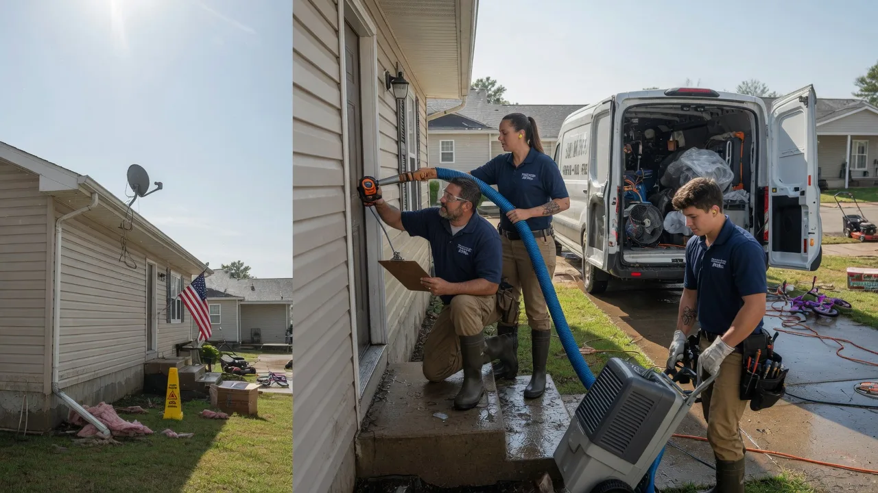 Ceiling Water Damage Restoration in Manderson, WY near me